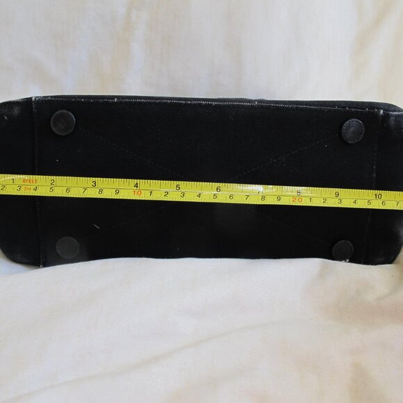 Authentic Vintage Prada Black Canvas Fabric Tote Bag - Picture 14 of 15